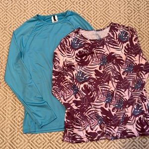 Pair of Long-sleeve Sun/Swim Shirts (M)